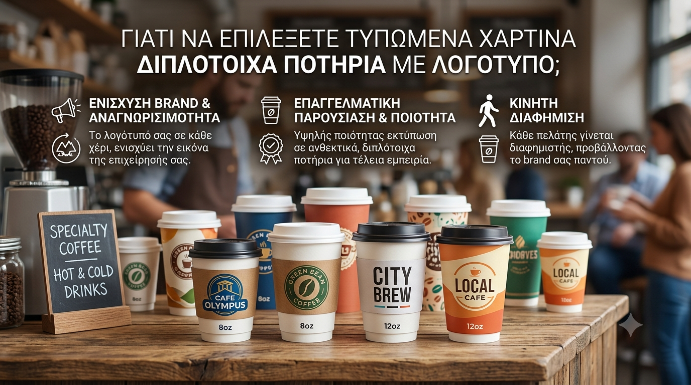 Γιατί να επιλέξεις τυπωμένα ποτήρια